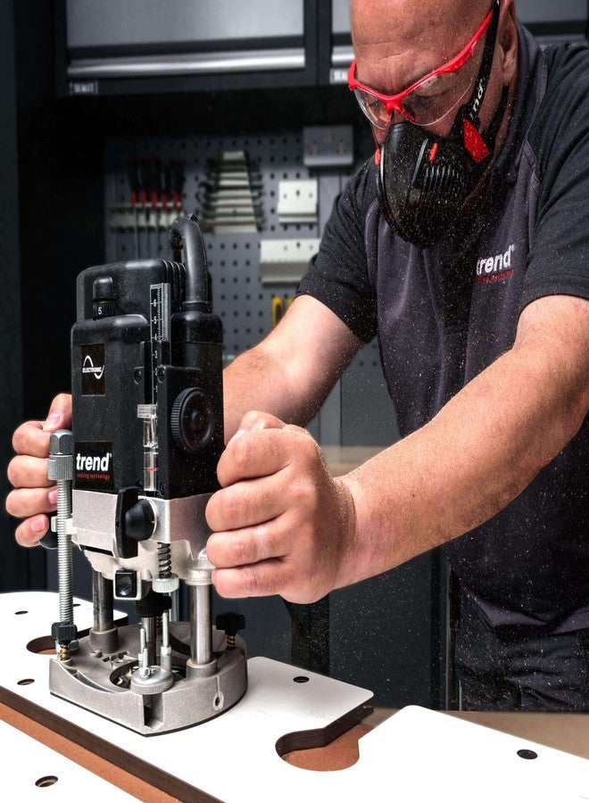 Trend Air Stealth Dust Mask, Half Mask with Replaceable Twin HEPAC Filters for Woodworking, Building & Construction Work, Small/Medium (Colors may vary), STEALTH/SM - Image 2