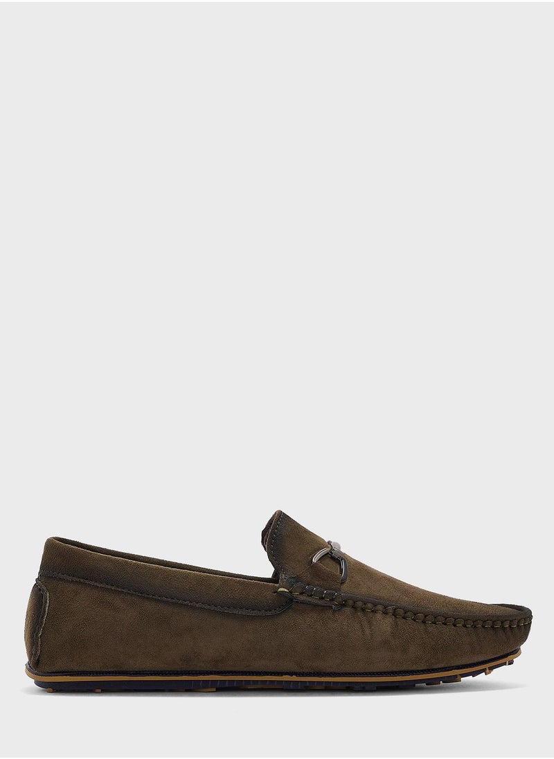 Robert Wood - Nubuck Loafers - Image 1