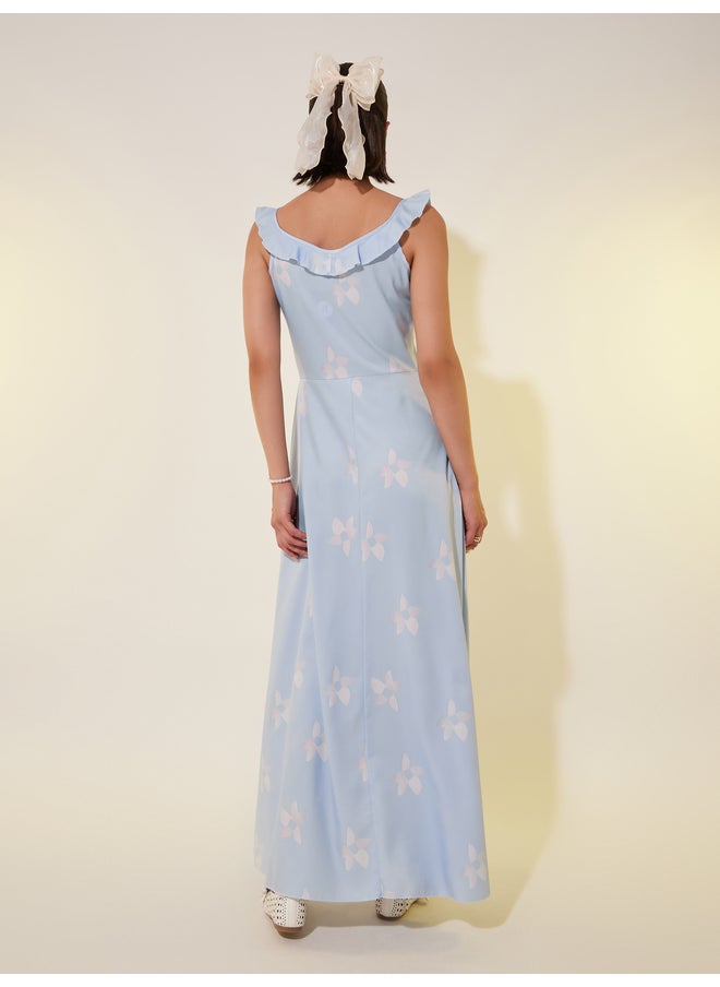 Take Two Floral Satin Dress  - Image 5