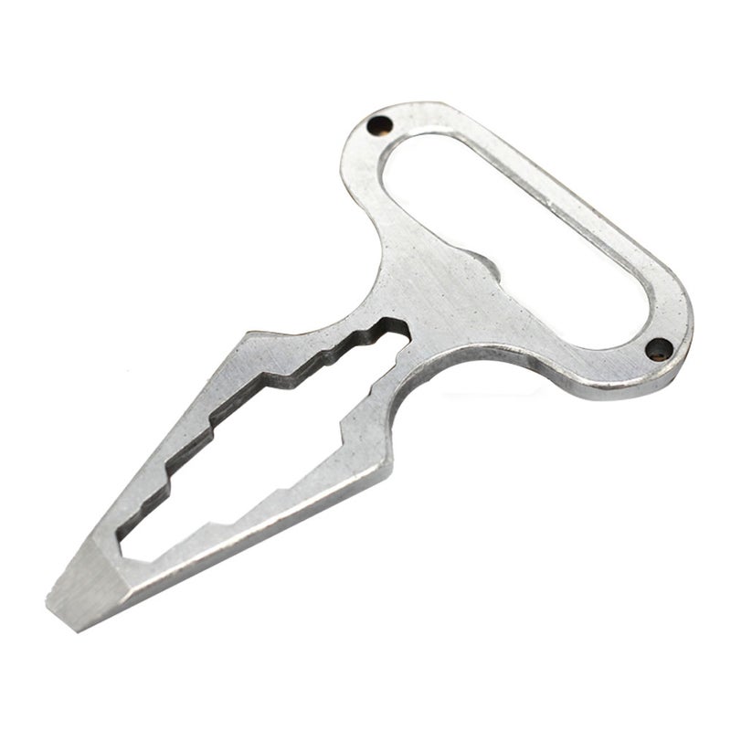 Multi function Stainless Steel Tactics Self Denfense Tool Bottle Opener Screwdriver - Image 1