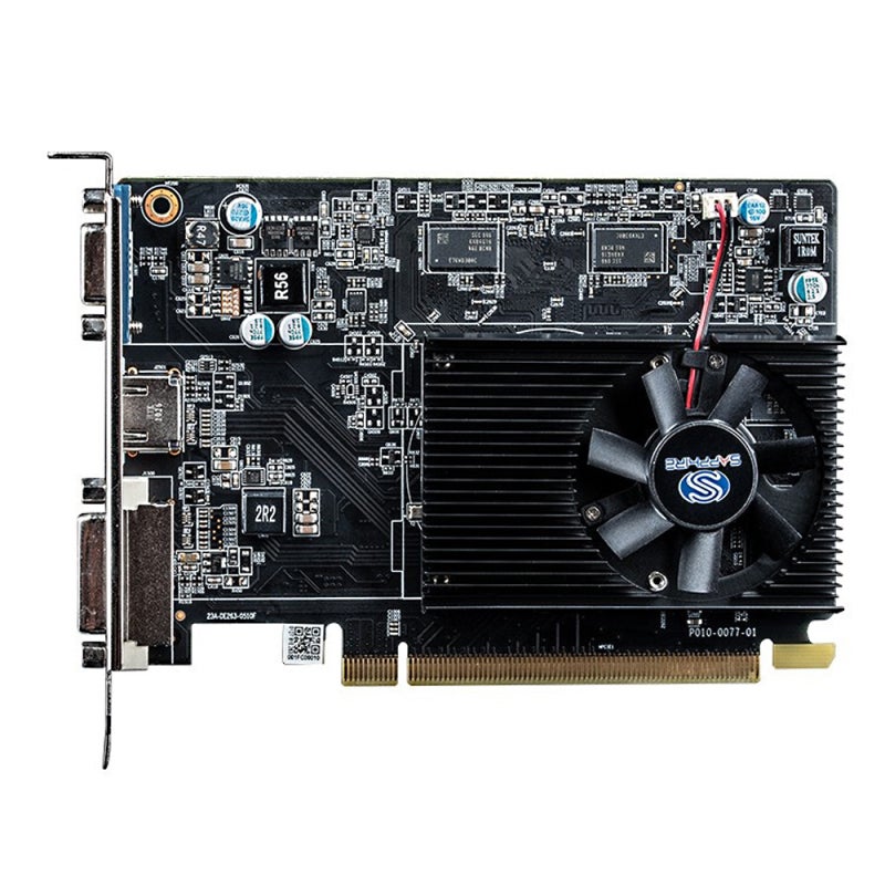 Sapphire Gaming Graphics Card 4GB DDR3 320 Stream Processor - 7-Blade Cooling Fan Computer Video Card with DVI HDMI VGA for Smooth Gaming - Image 1