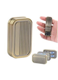 KASTWAVE Premium Magnetic Fidget Blocks,Fun Push Sliders for Stress Relief and Everyday Carry - Perfect Gift for Men and Boys (Brass CP3)  - Image 1