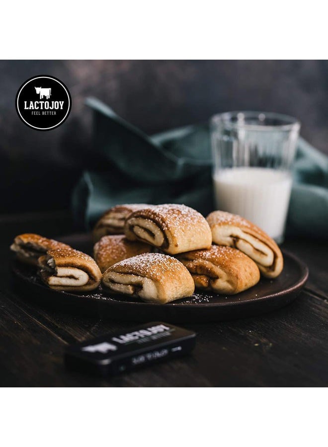 Lactojoy Lactase Pills I 80 Pieces I Powerful Lactase Enzymes for Lactose Intolerance I Ultra Pure Lactase for Improved Digestion I No Silicon Dioxide, No Artificial Flavors, No Sucralose I 100% Vegan - Image 5