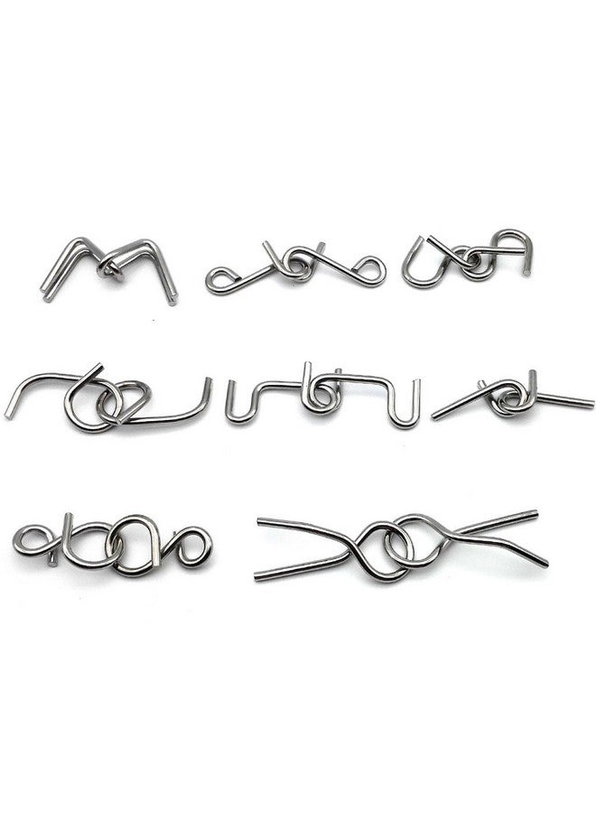 Zooshine 18 Sets Metal Brain Puzzles Teasers Iq Toys,Metal Puzzles Games For Adults Kids - Image 4