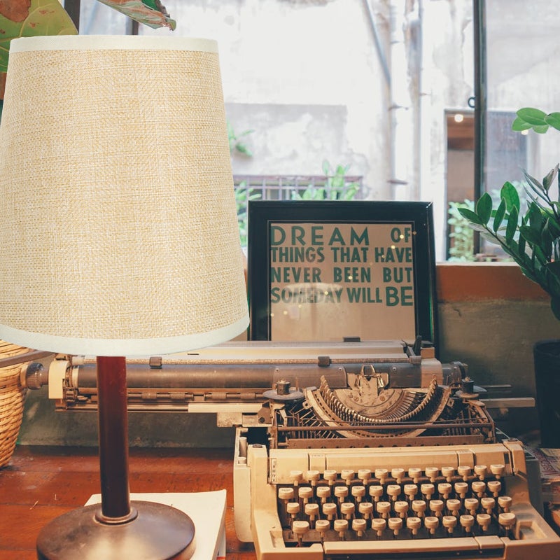 Cloth Art Lamp Chimney Lampshade Versatile Table Shade Home Lampshade - Image 5
