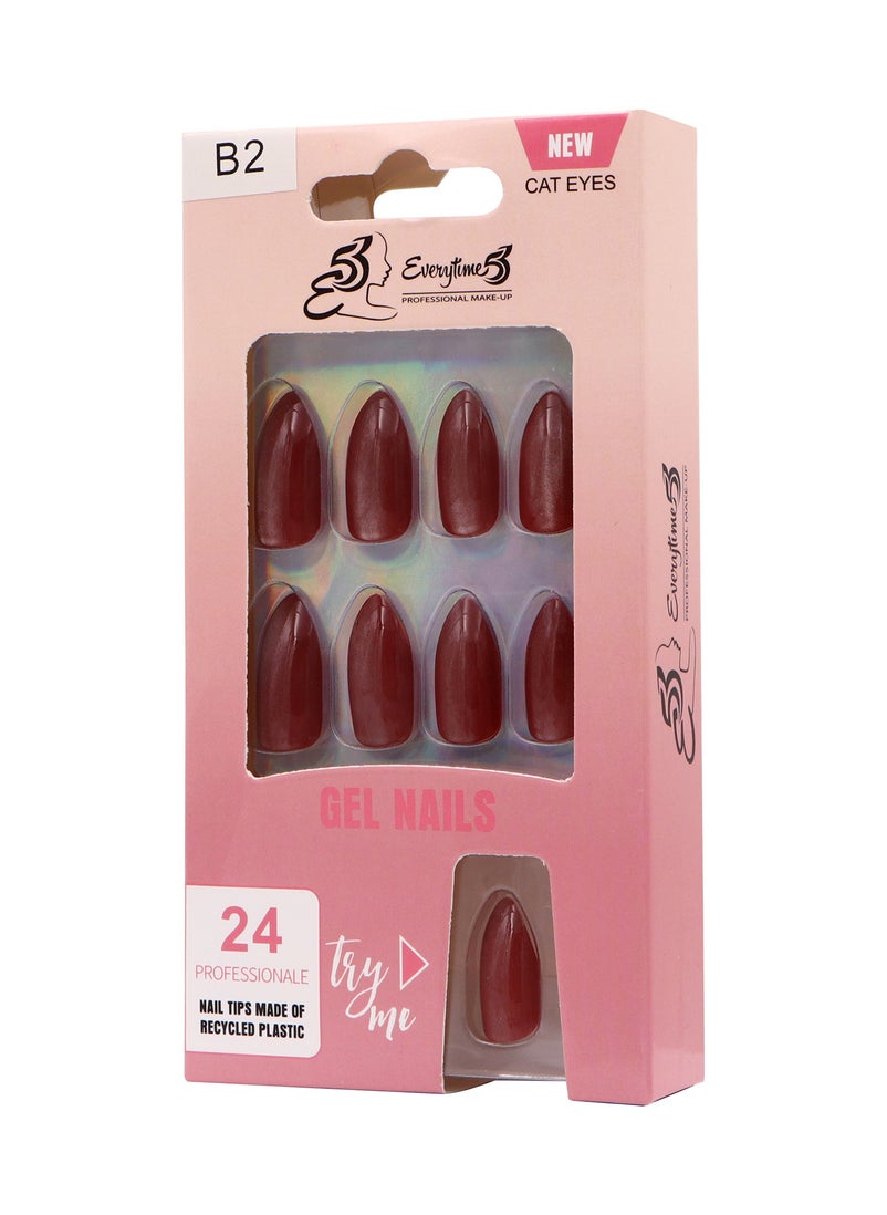 Everytime53 Everytime53 Women's Cateye Gel Nails - B2  - Image 2