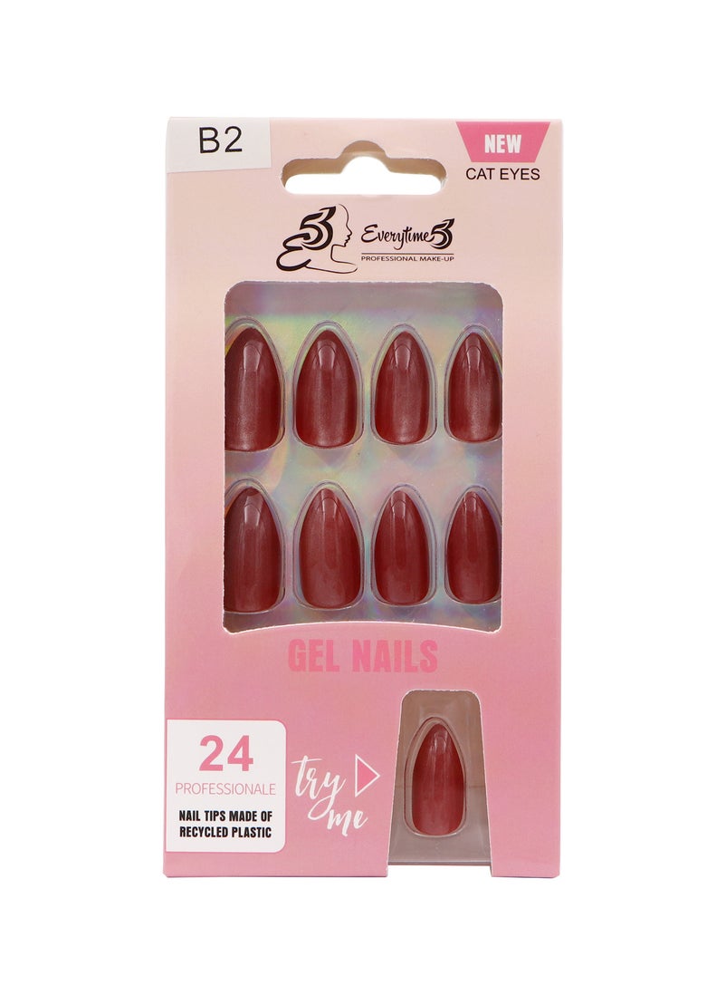 Everytime53 Everytime53 Women's Cateye Gel Nails - B2  - Image 1