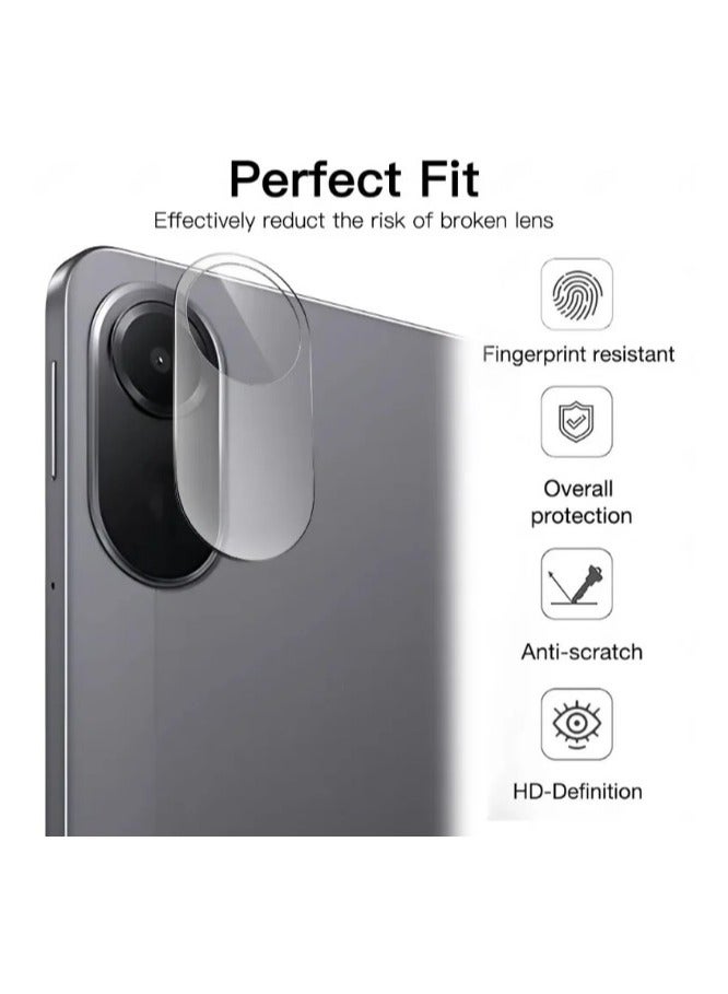 مجموعة 3 في 1 لجهاز شاومي ريدمي باد 2 بحجم 11 بوصة - واقي شاشة وغطاء شفاف وحامي عدسة - Image 5