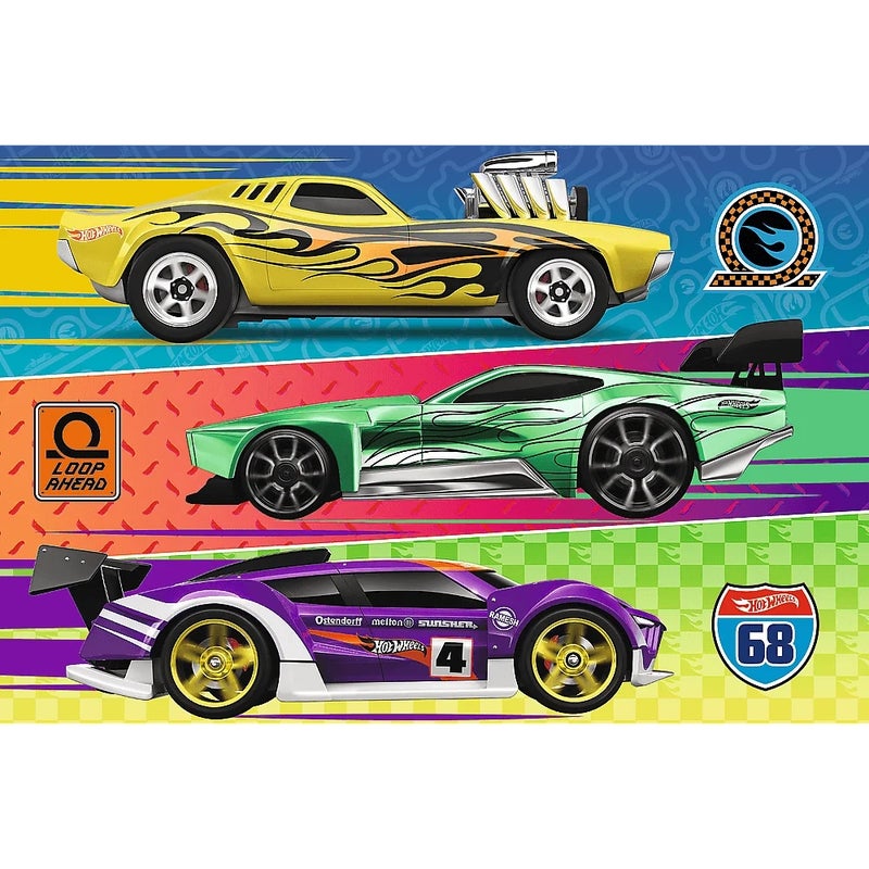 Trefl - Hot Wheels Race Puzzle 60 Pieces - 17389 - Image 2