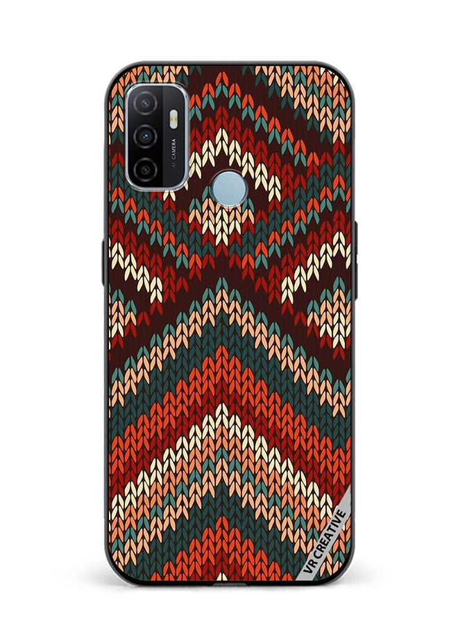VR CREATIVE Protective Case Cover For Oppo A53 Layer Design Multicolour - Image 1