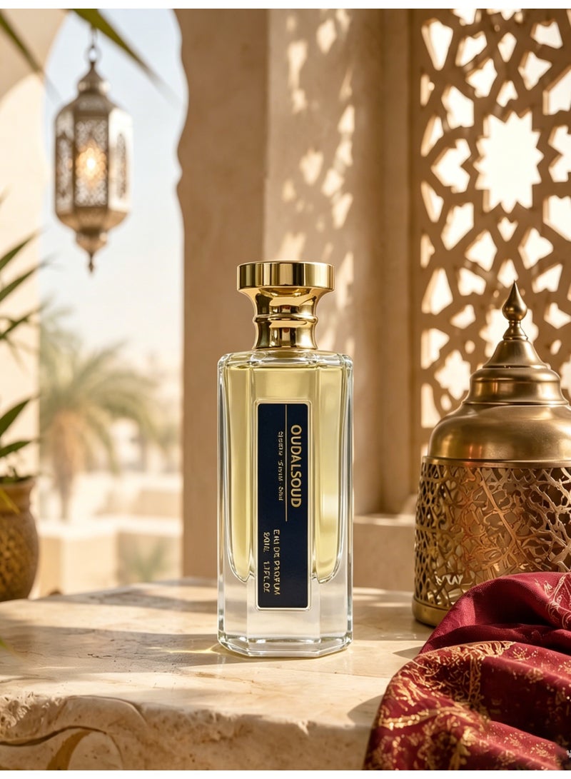 أود أل سعود عطر العنبر وخشب الصندل أو دو بارفان ٥٠ مل / عطر زهري فاكهي للرجال والنساء / هدية مثالية لرمضان وعيد الحب - Image 2