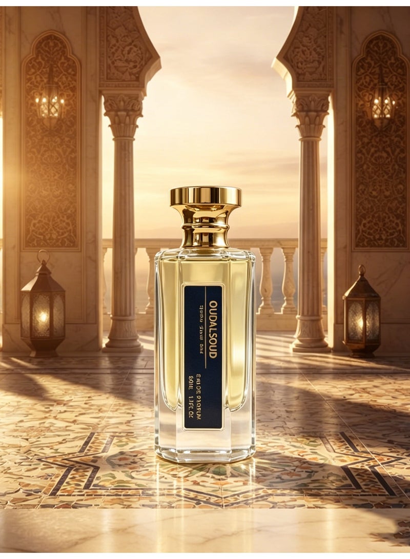 أود أل سعود عطر العنبر وخشب الصندل أو دو بارفان ٥٠ مل / عطر زهري فاكهي للرجال والنساء / هدية مثالية لرمضان وعيد الحب - Image 4