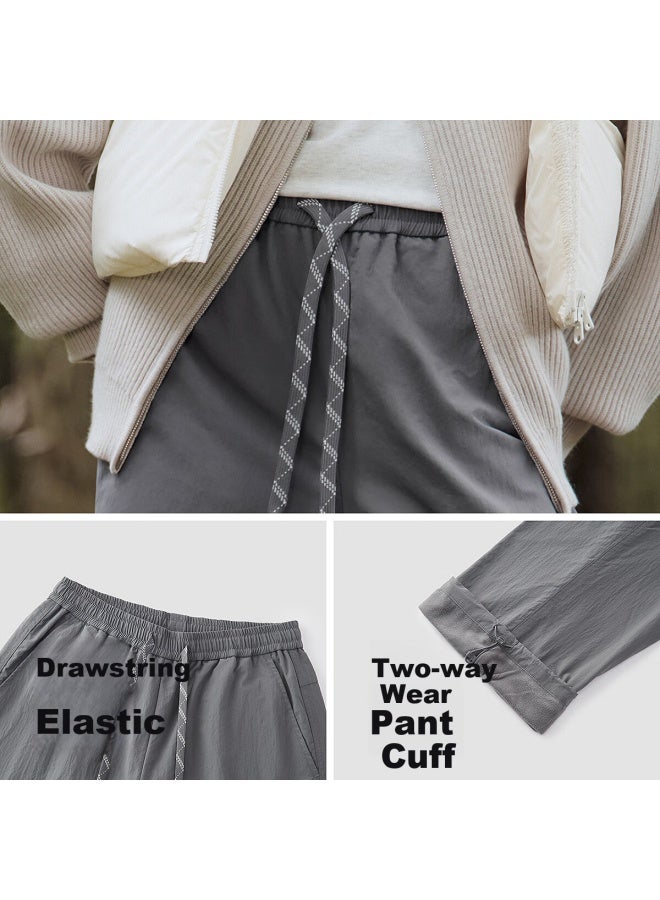 Semir Women's Casual Winter Pants Three-protection Anti-static Fleece Loose Drawstring Wide-leg Trousers Long Pants 109725127006 - Image 2