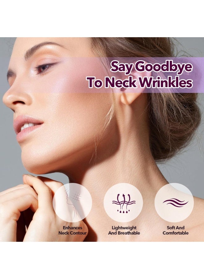 20PCS Neck Firming Tape, Neck Tape Tightening Invisible | Invisible Skin Strips for Sagging Skin and Double Chin, Quickly Lifting Patches to Necks Line, Breathable & Waterproof Design - Image 3