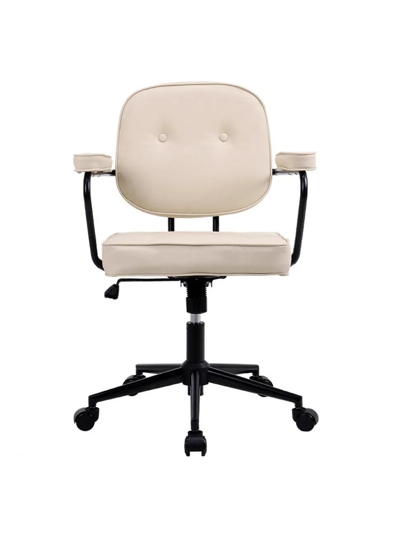 LIMOS Office Desk Chair Technical Cloth Fabric Computer Chair Home Chair with Wheels Padded Armrest and Back Support - Image 2