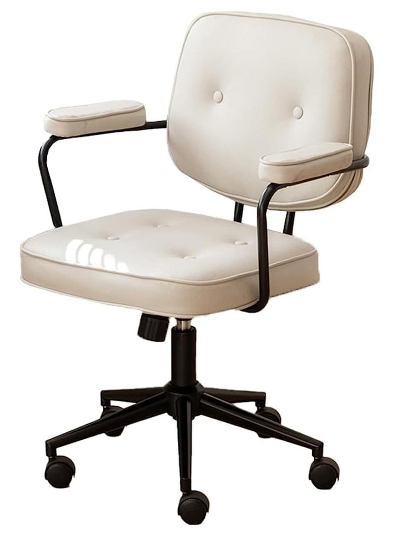 LIMOS Office Desk Chair Technical Cloth Fabric Computer Chair Home Chair with Wheels Padded Armrest and Back Support - Image 5