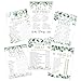 Your Main Event Prints Eucalyptus Bridal Games Set of 6 Fun Games 25 DoubleSided Cards Each Includes He Said She Said Guest Quest Whats in Your Phone Over or Under Bridal Shower Love Match and Would She Rather - Image 3