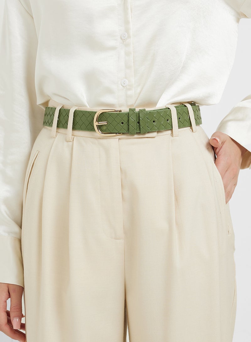 Ginger Weave Textured Belt  - Image 3