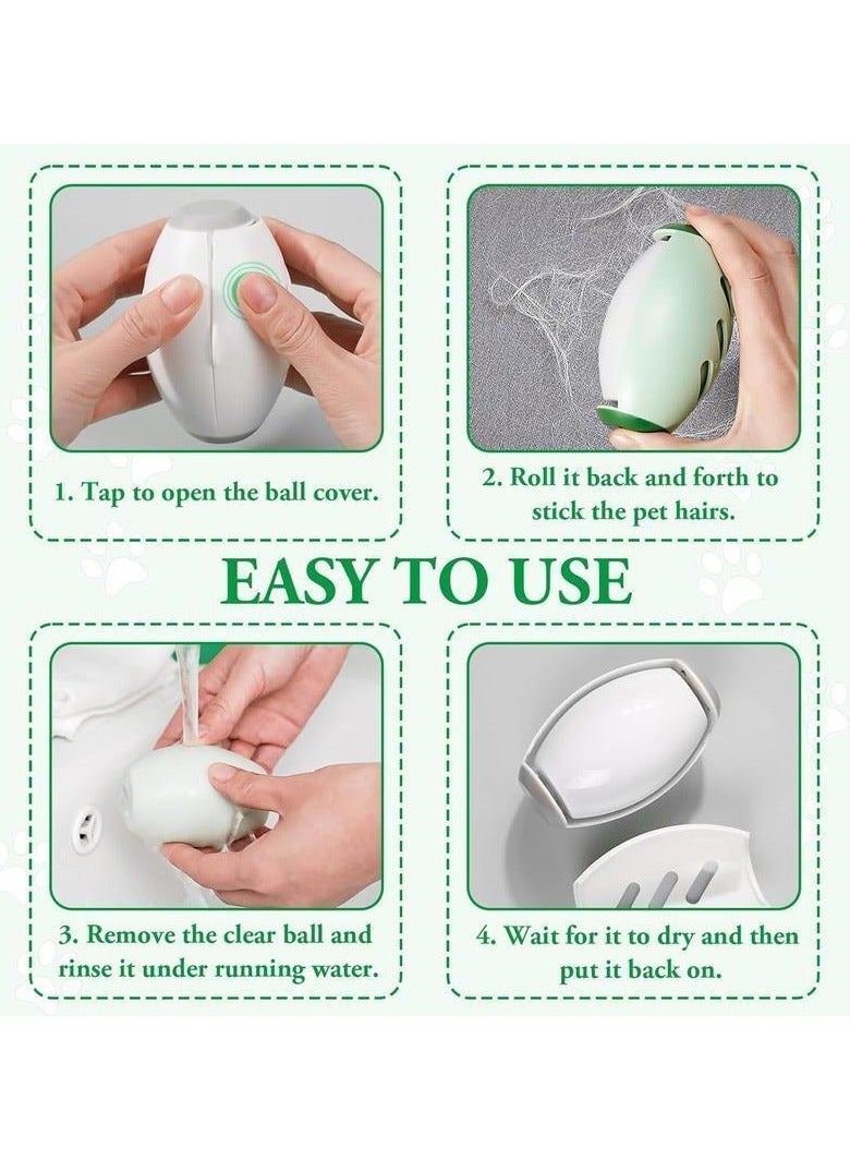 Portable pet hair Roller, Washable reusable hair remover for cleaning various dust and debris such as pet hair laundry and travel life.  - Image 3