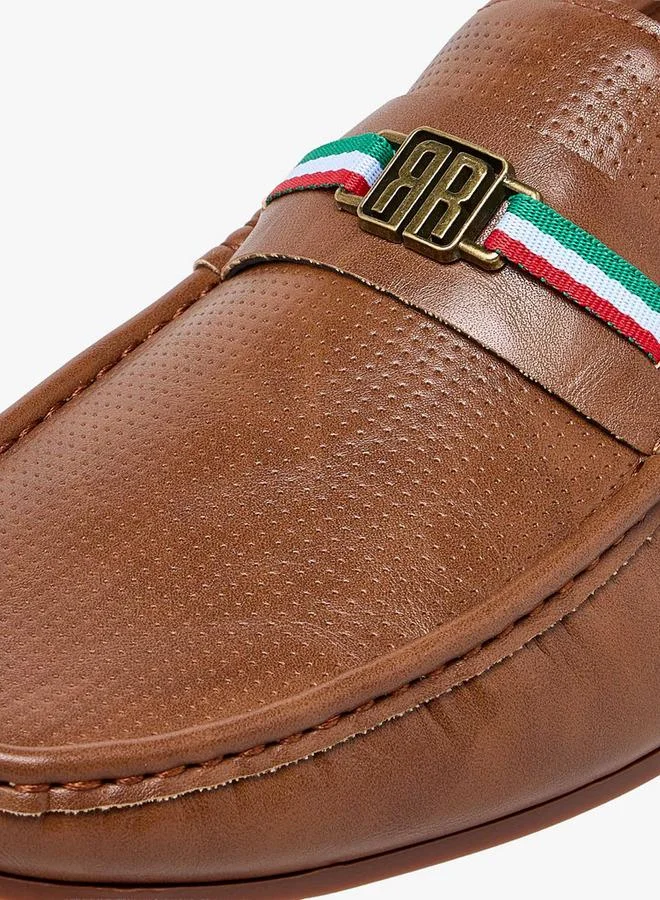 Renzo Ruganni TAN Men Slip-On Loafers for Men | Best Price UAE