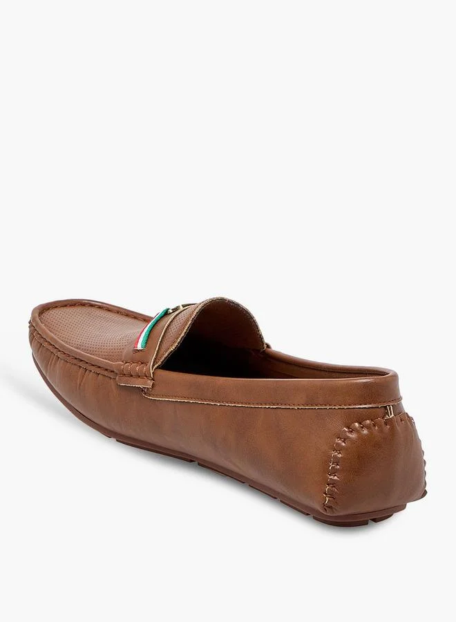 Renzo Ruganni TAN Men Slip-On Loafers for Men | Best Price UAE