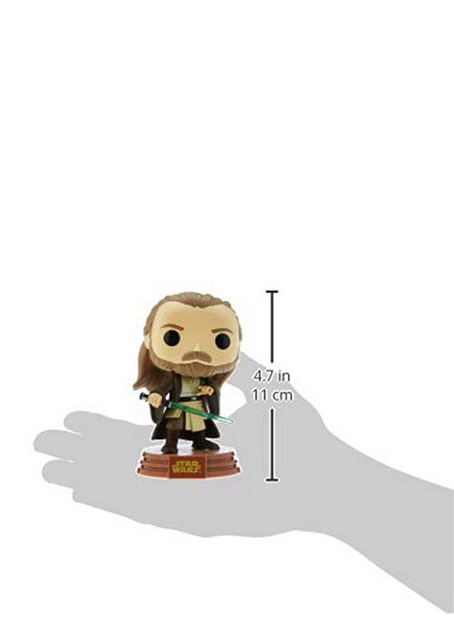 Funko Funko Pop! Star Wars: Across The Galaxy - Qui-Gon Jinn Vinyl Bobblehead, Amazon Exclusive  - Image 2