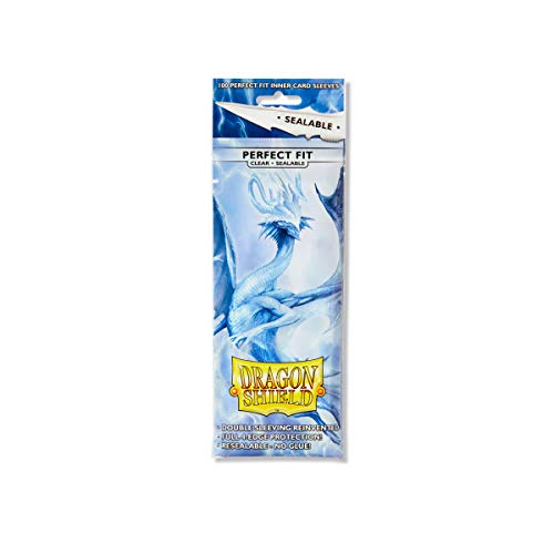 dragon shield Arcane Tinmen ATM13201 Dragon Shield Sealable Inner Card Sleeves - Clear44 100 Count - Image 5