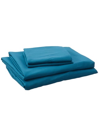 Comfort Spaces Microfiber Bed Sheets Set 14"" Deep Pocket  Wrinkle Resistant  All Around Elastic - Year-Round Cozy Bedding Sheet  Matching Pillow Cases  Twin XL  Teal 4 Piece - pzsku/ZCBAA0932D38BE4C868CEZ/45/1749650464/990897bd-58d8-4757-8fbe-eee45562c05a