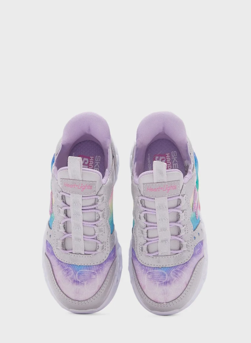 SKECHERS Infinite Heart Lights Sneakers
