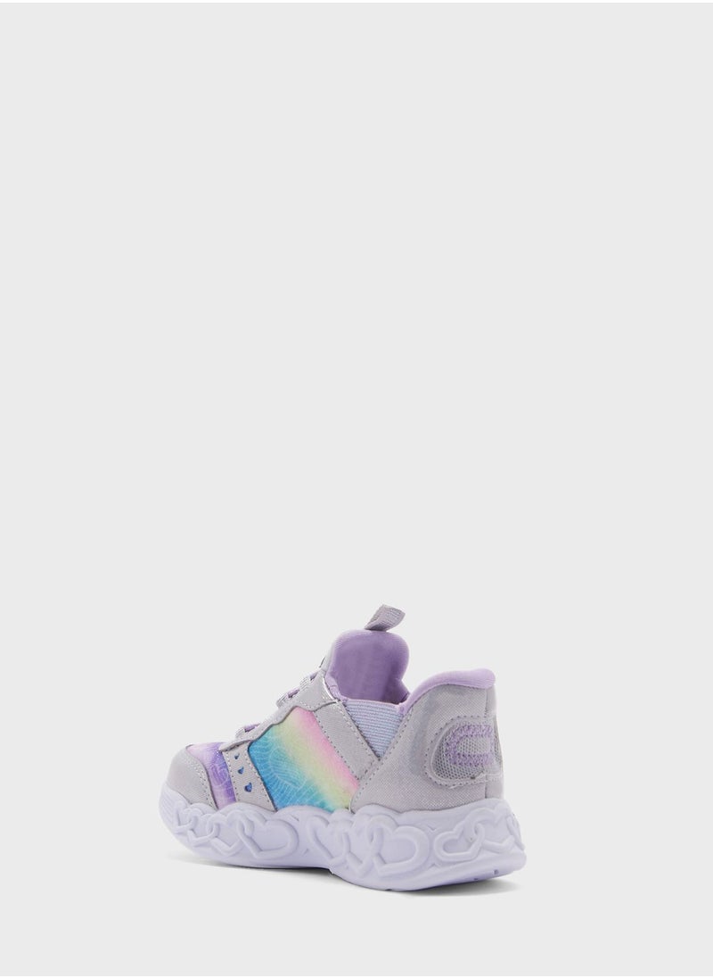 SKECHERS - Infinite Heart Lights Sneakers - Image 1
