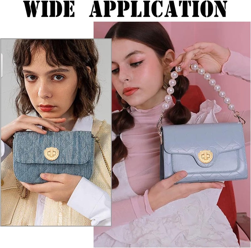 كلاراكو مجموعة من 4 مشابك قفل محفظة من كلاركو، ومزالج إغلاق المحفظة، وقفل ملتوي على شكل صدفة، وقابض معدني، ومشبك حقيبة ... - Image 4