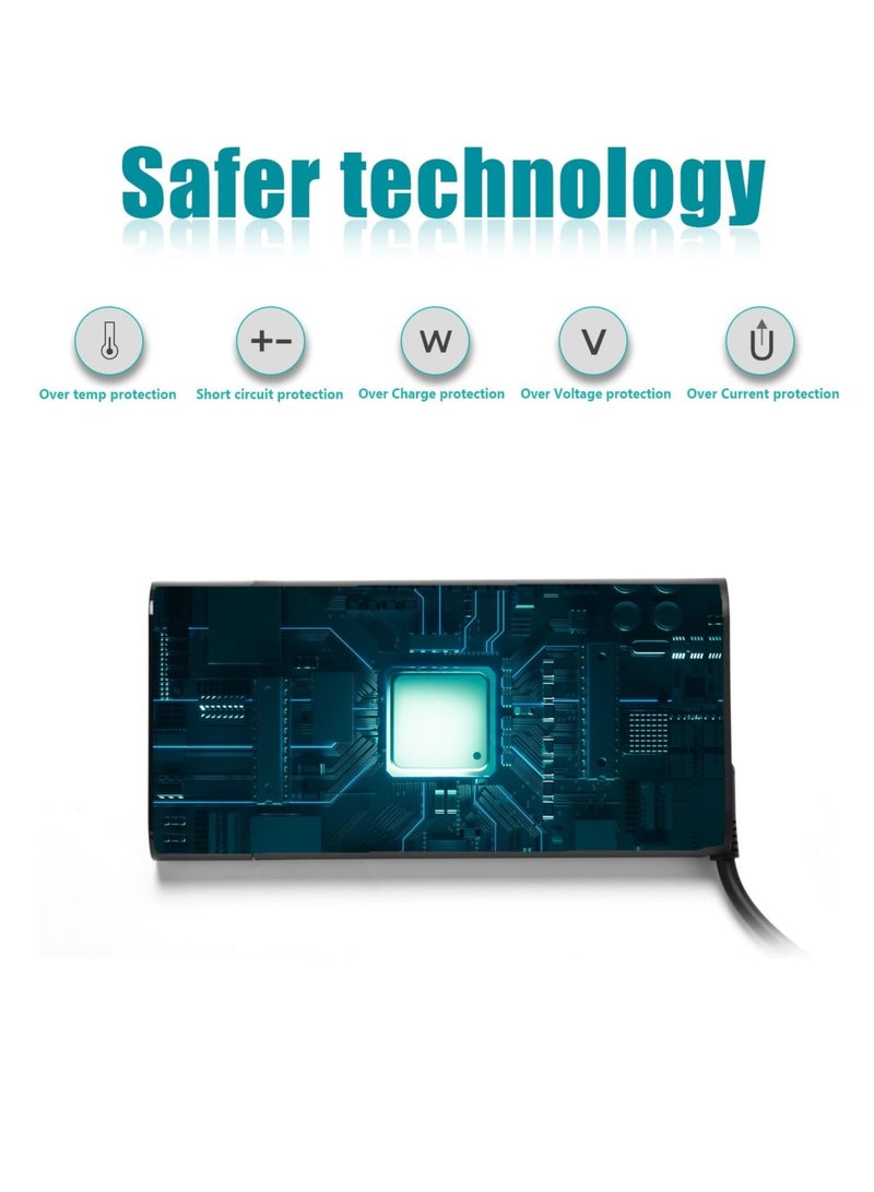 شاحن لابتوب 150 واط – أداء قوي وسريع – كابل شحن مناسب للاستخدام اليومي لأجهزة الكمبيوتر واللابتوب - Image 2