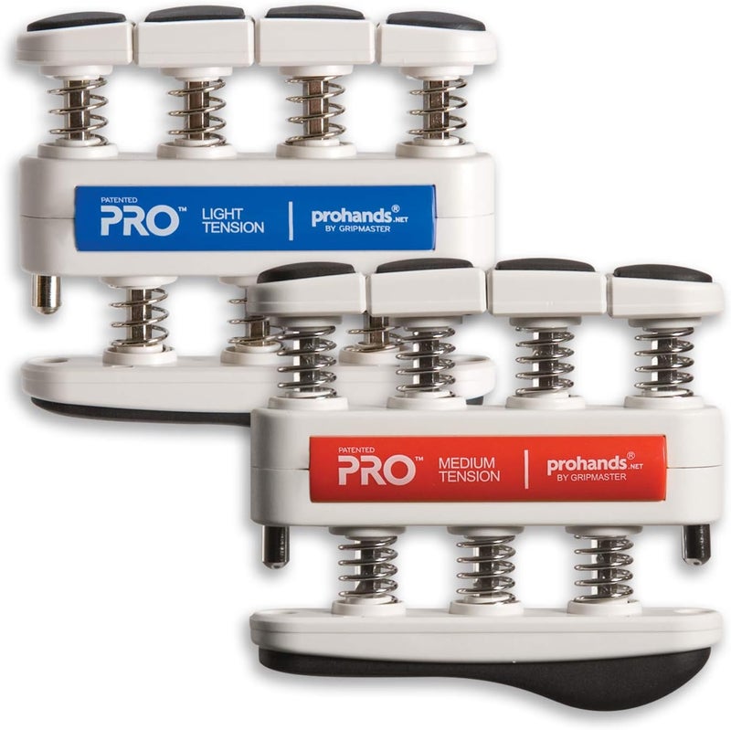 Prohands PRO Hand Exerciser, Finger Exerciser (Hand Grip Strengthener), Spring-Loaded, Finger-Piston System, Isolate and Exercise Each Finger - Image 1