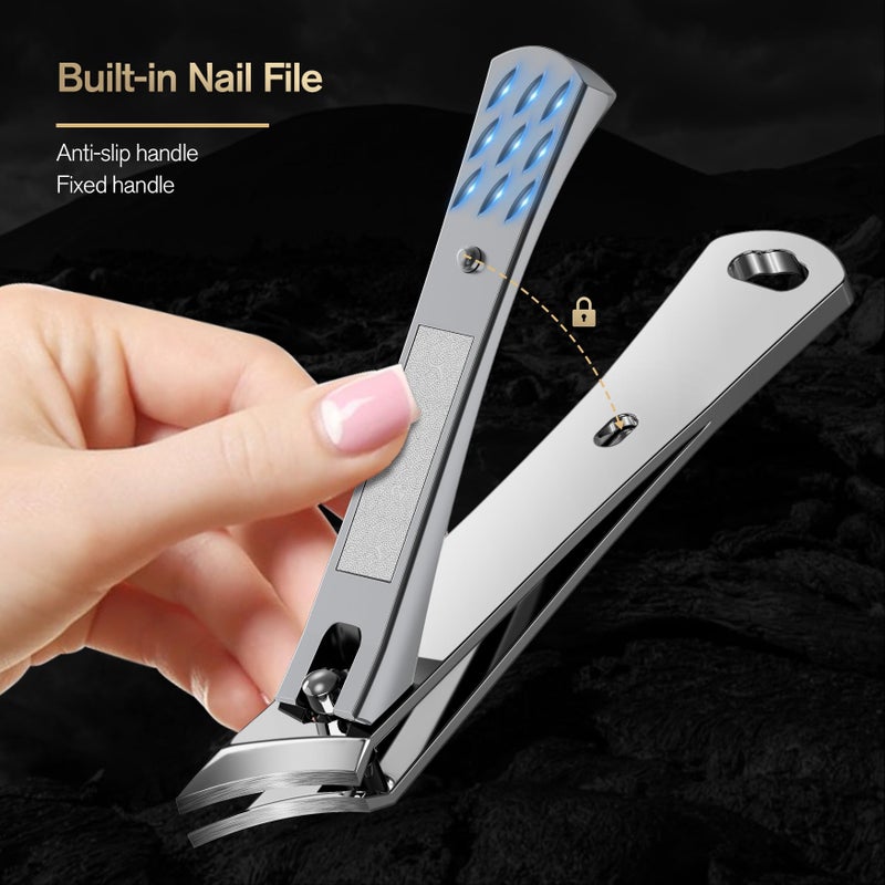 FERYES Ingrown Nail Clipper - Slant Curved Blade Nail Clipper for Thick Toenails and Ingrown Nails, Podiatrist Toenail Clippers for Seniors and Men - Image 5