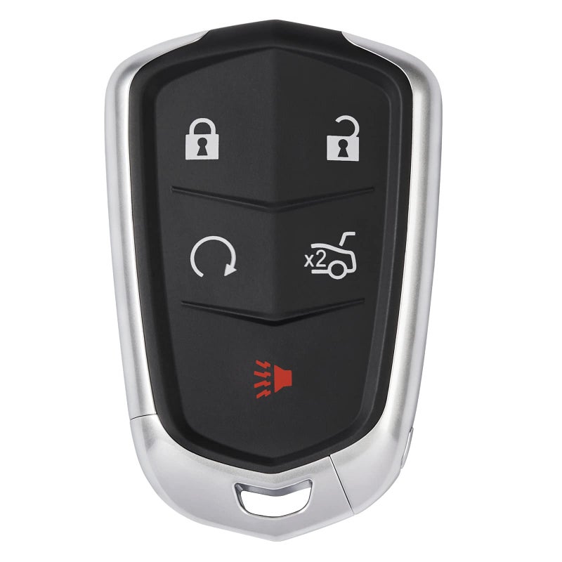 HelloAuto Car Key Fob Keyless Entry Remote Fit for Cadillac ATS Escalade XTS CTS XT5 2014-2019, for Cadillac CTS Sedan, KeyFob 5 Button Accessories(HYQ2AB) - Image 1