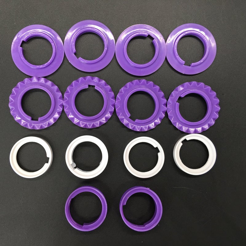 Kootips Fondant Ribbon Cutter  Food Grade Plastic Cookie Stamp Mould Cake Cupcake Fondant Decorating Tool (25Pcs Fondant Ribbon Cutter) - Image 2