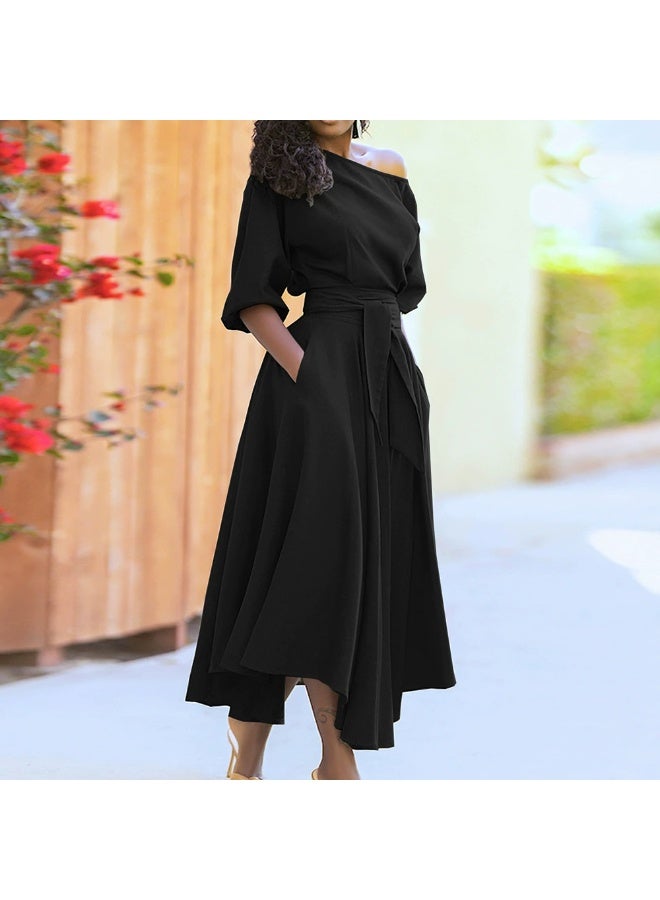 general 2025 - 2026 Strapless A-line Dress with Tight Waist Design - Image 1