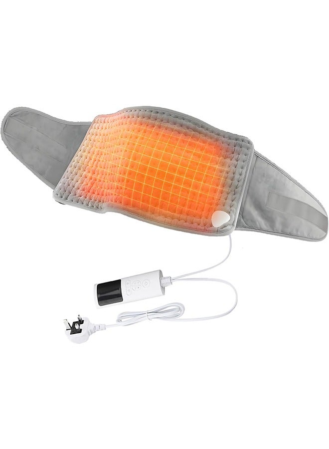 Heating Pad for Back, Neck and Shoulder Pain Relief, Electric Heating Pad 9 Temperature Adjustment 4 Speed Intelligent Timer for Women Men - Image 1