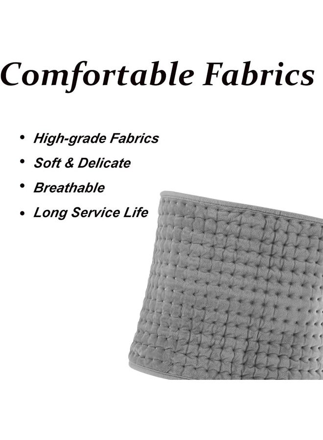 Heating Pad for Back, Neck and Shoulder Pain Relief, Electric Heating Pad 9 Temperature Adjustment 4 Speed Intelligent Timer for Women Men - Image 3