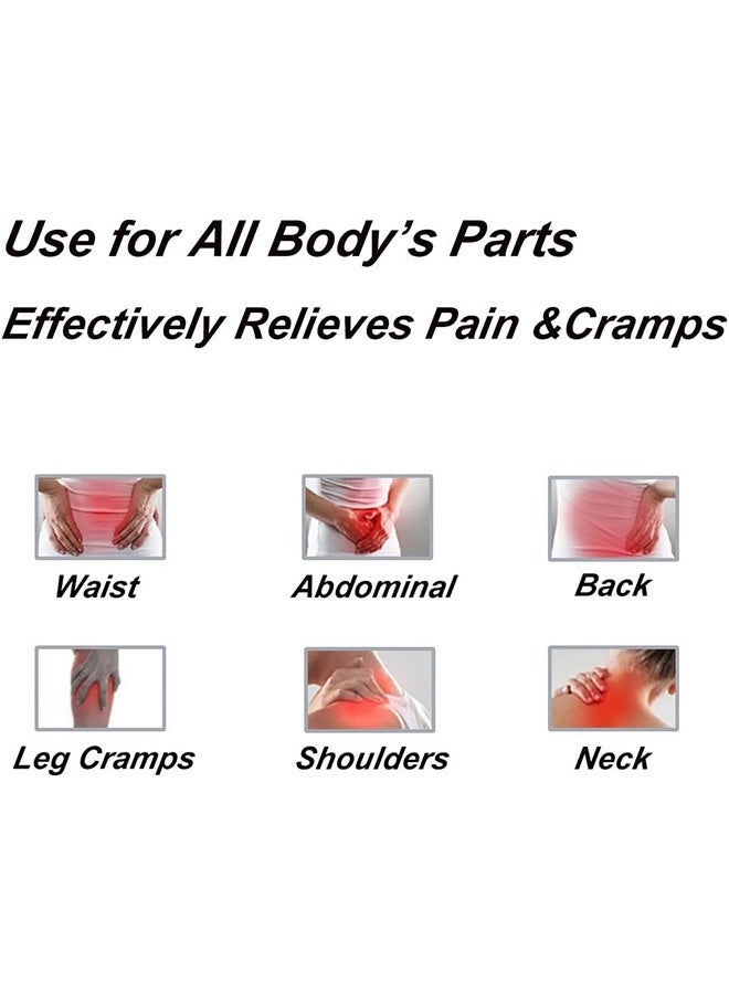 Heating Pad for Back, Neck and Shoulder Pain Relief, Electric Heating Pad 9 Temperature Adjustment 4 Speed Intelligent Timer for Women Men - Image 5