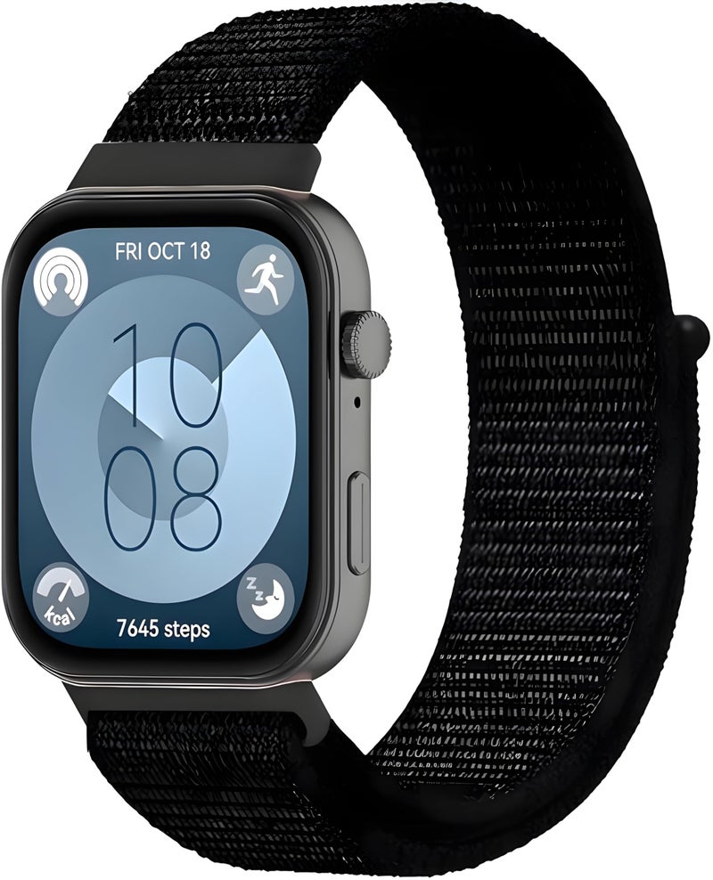 NEXT STORE Nylon Replacement Band Compatible with Huawei Watch Fit 3, Breathable Adjustable Sport Strap for Men Women - Image 2