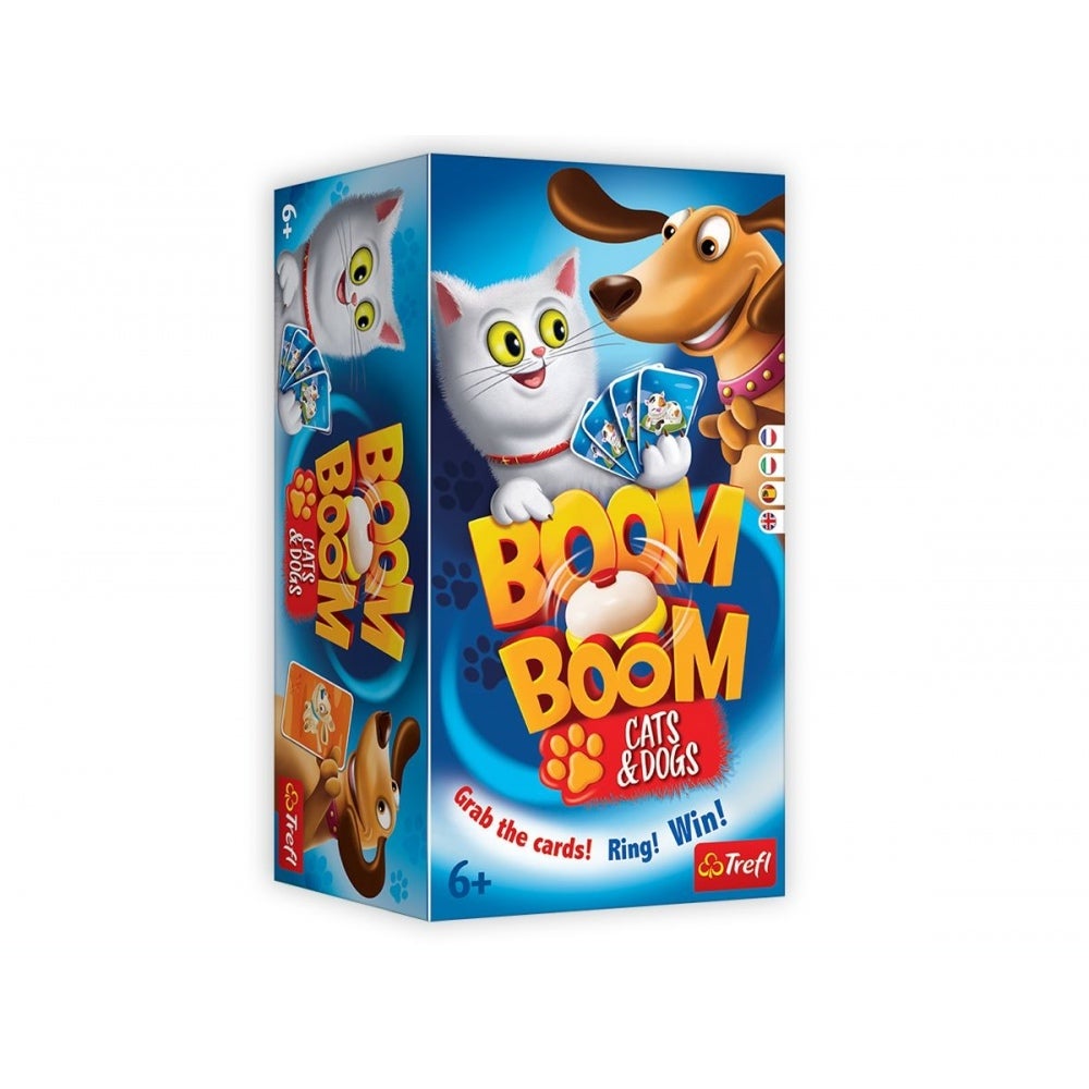Trefl - Boom Boom Cats & Dogs Board Game - 02314