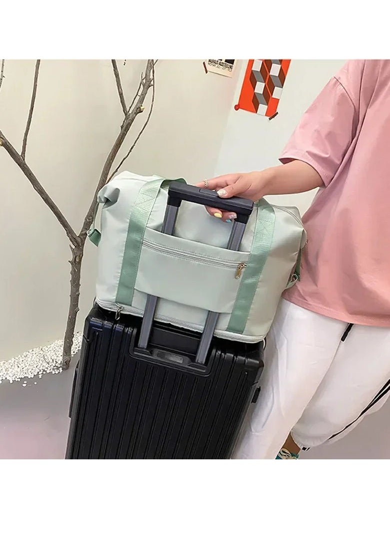 AROAQ - Large Capacity Folding Travel Bag, Lightweight Waterproof Foldable Travel Duffel Bag, Multifunctional Waterproof Carry on Luggage Bag - Image 1