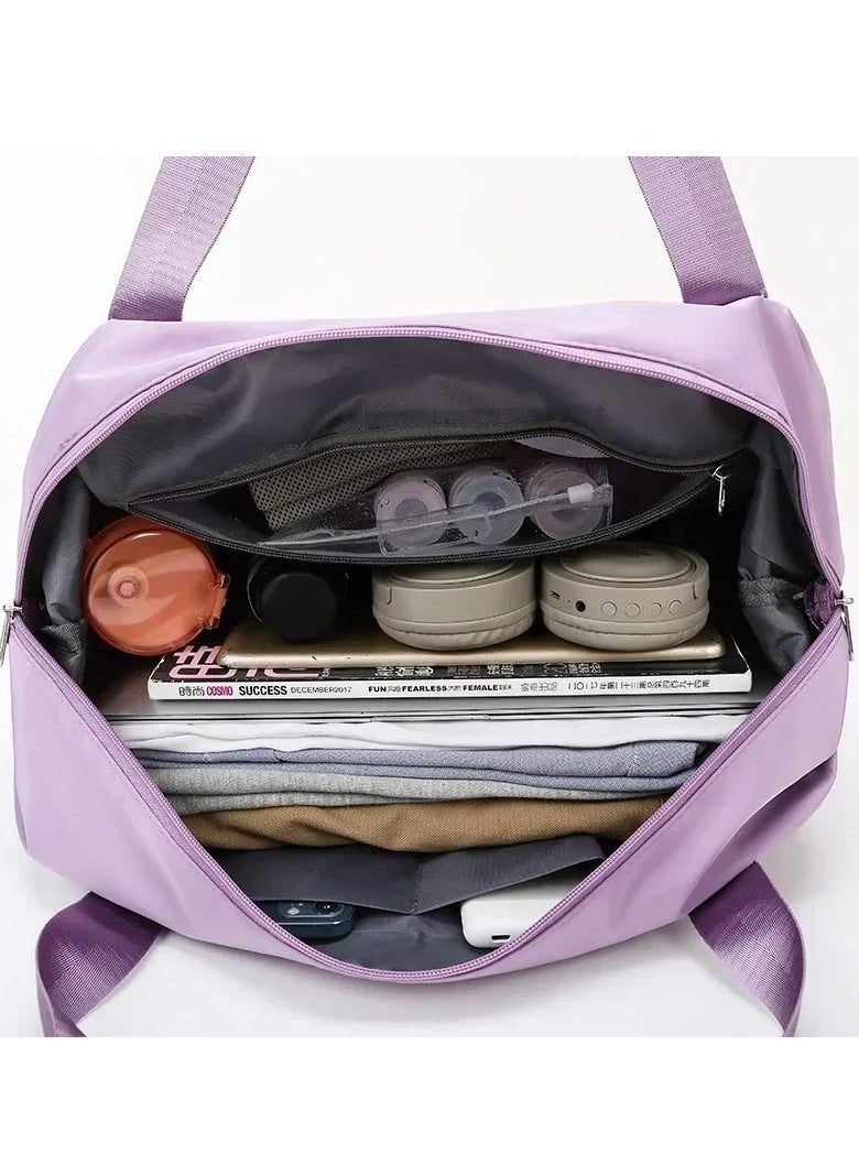 AROAQ - Large Capacity Folding Travel Bag, Lightweight Waterproof Foldable Travel Duffel Bag, Multifunctional Waterproof Carry on Luggage Bag - Image 1
