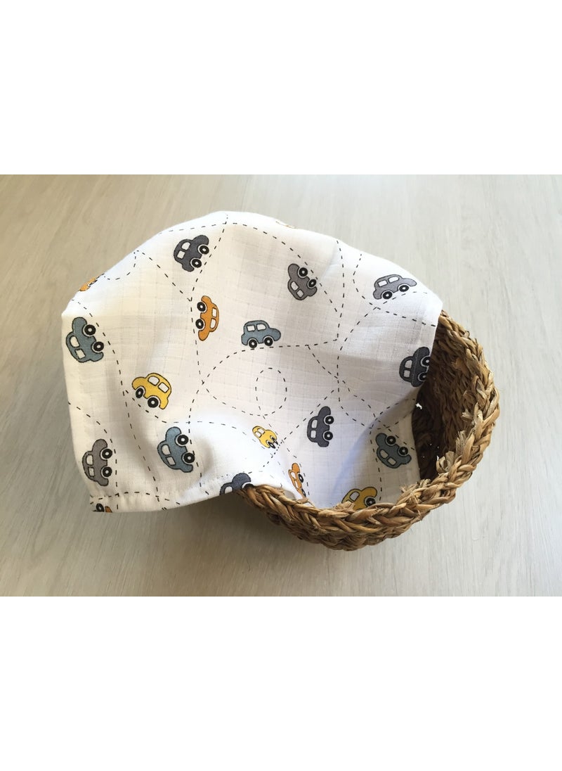 Lief Home Baby Muslin Mouth Diaper (6 Pieces) | 28X28  - Image 2
