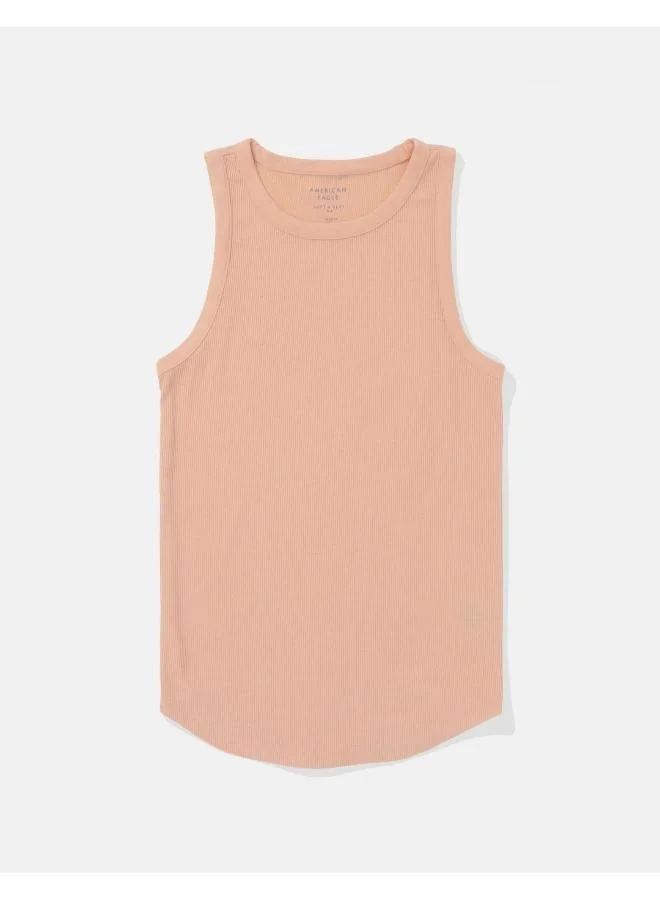 امريكان ايجل Crew Neck Knitted Tank Top