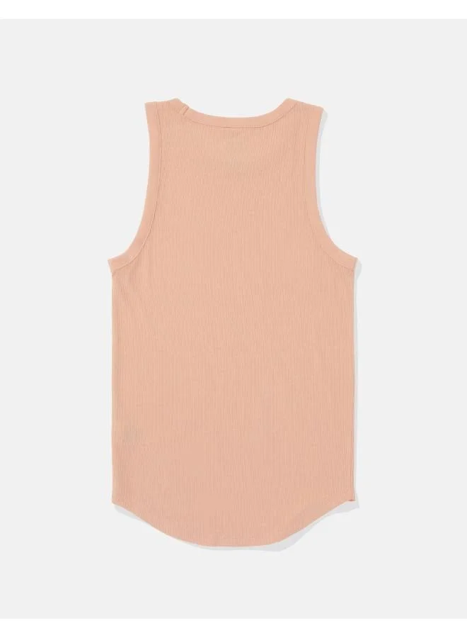 American Eagle Crew Neck Knitted Tank Top