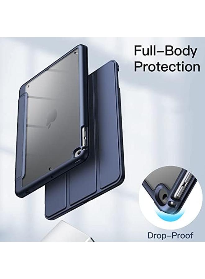 Jetech Case For Ipad Mini 5 4 7.9 Inch 2019 2015 Model With Pencil Holder Clear Transparent Back Shell Slim Stand Shockproof Tablet Cover Auto Wake Sleep Navy Blue - Image 3