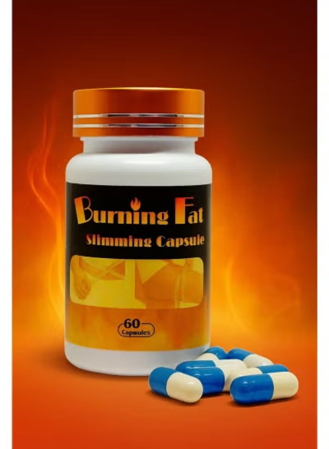Burnine Fat Burning Supplement, Natural Thermogenic Formula for Men and Women, 60 Capsules