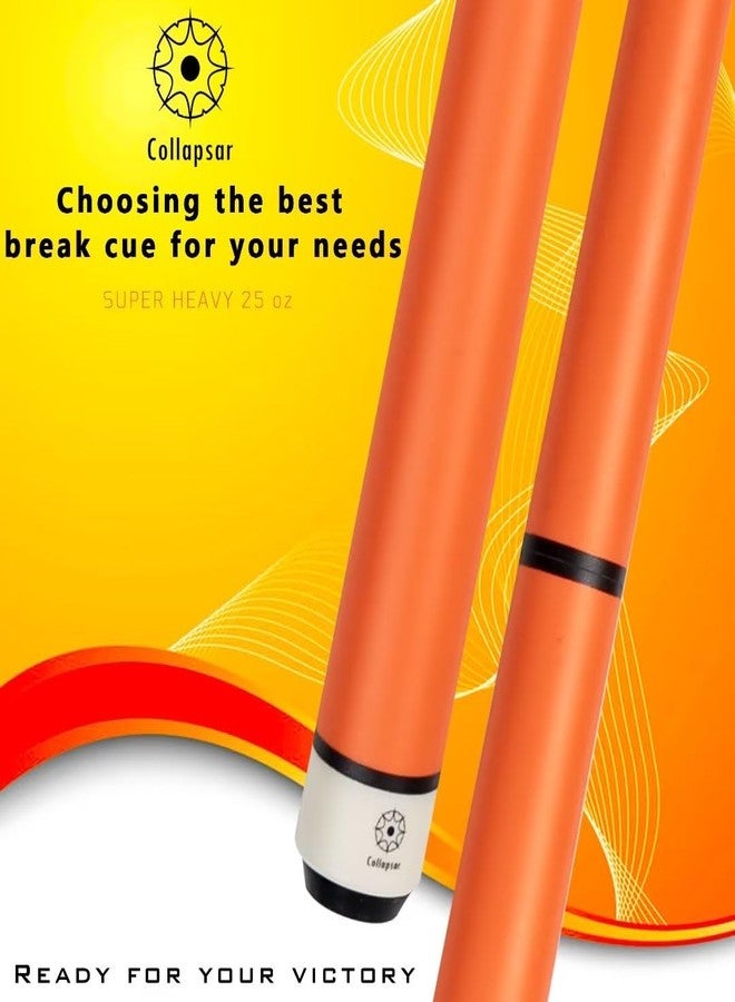 Collapsar Heavy Hitter Jump Break Cue,25oz 3 Piece Pool Cue 14mm Phenolic Tip,25-Ounce Billiard Pool Stick - Image 2